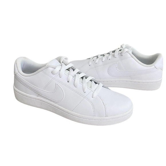 Nike Court Royale 2 Low Basketball Shoes Men’s Sz 7 CQ9246-101 Triple White - Picture 1 of 8